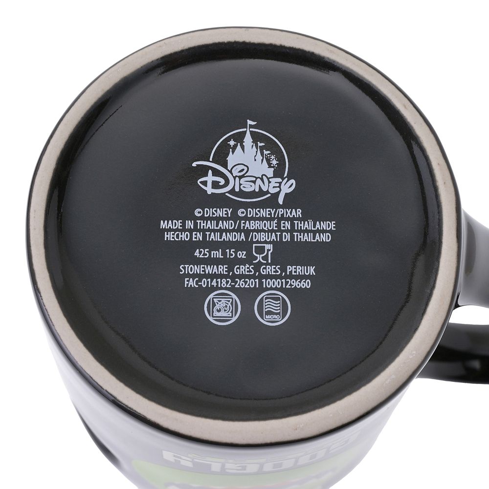 Bottom of the black Mike mug