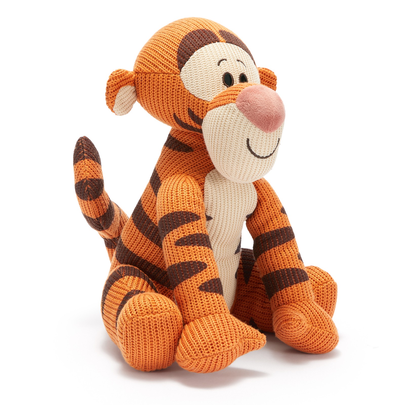 Back view of the Tigger knit plush