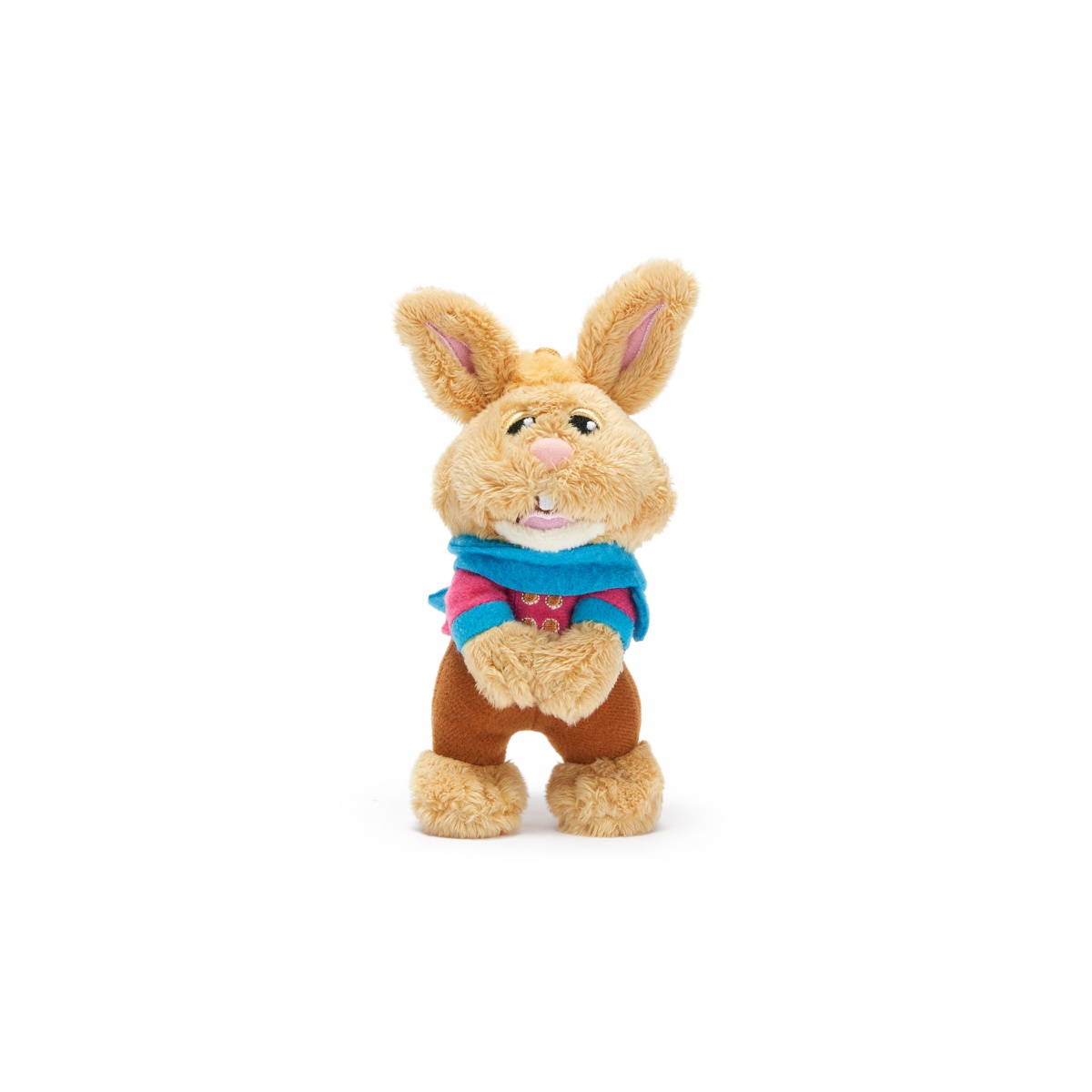 Bean Bunny dressed as a street urchin in The Muppet Christmas Carol mini plush