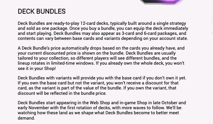 Official Marvel SNAP patch notes explain Deck Bundles, collection discounts and the rollout window