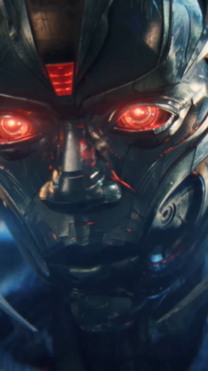Ultron’s glowing red eyes in Marvel Television’s VisionQuest