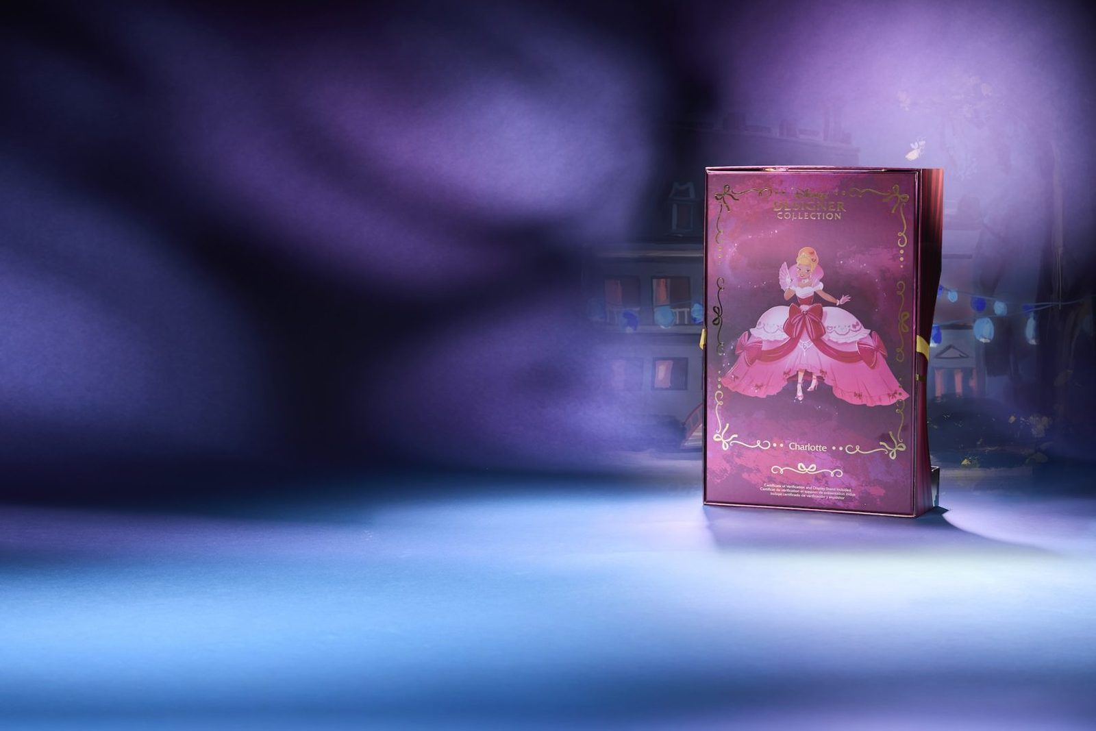 Back of the Lottie Designer Doll presentation box