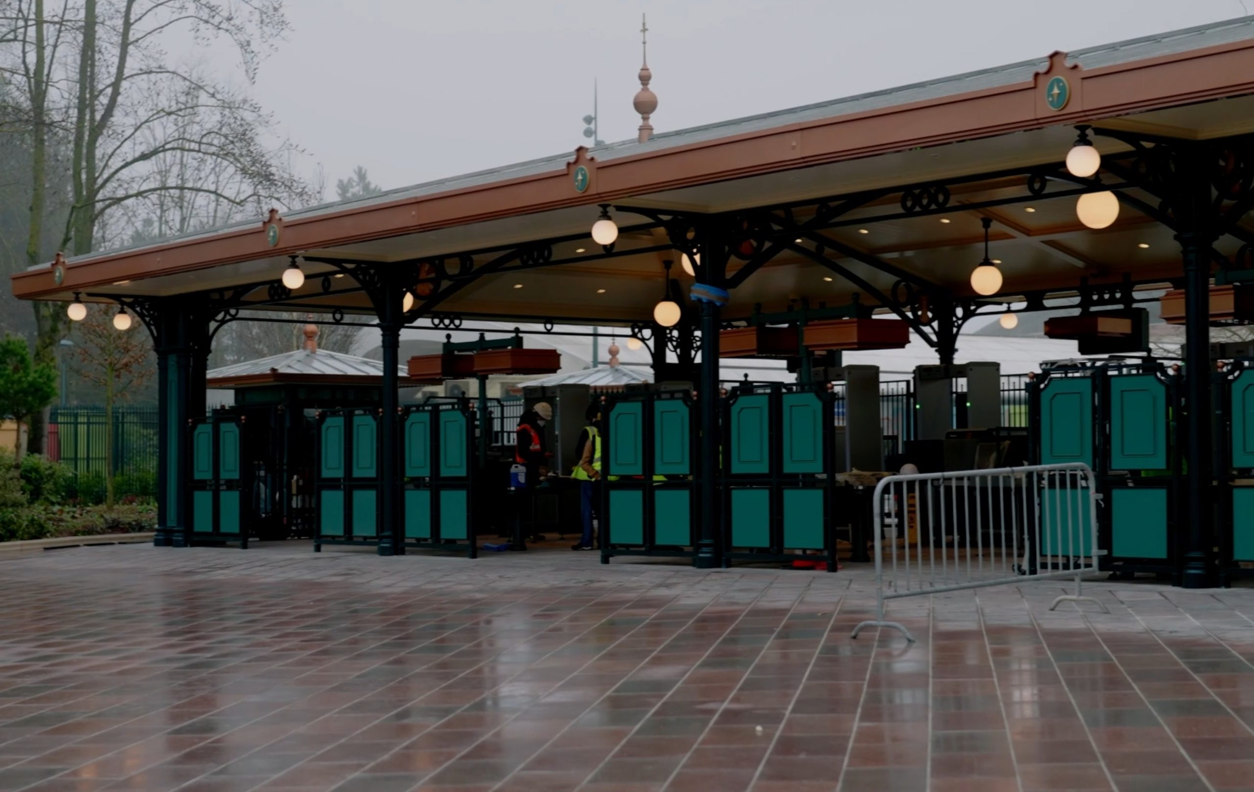 Disneyland Paris entrance turnstiles