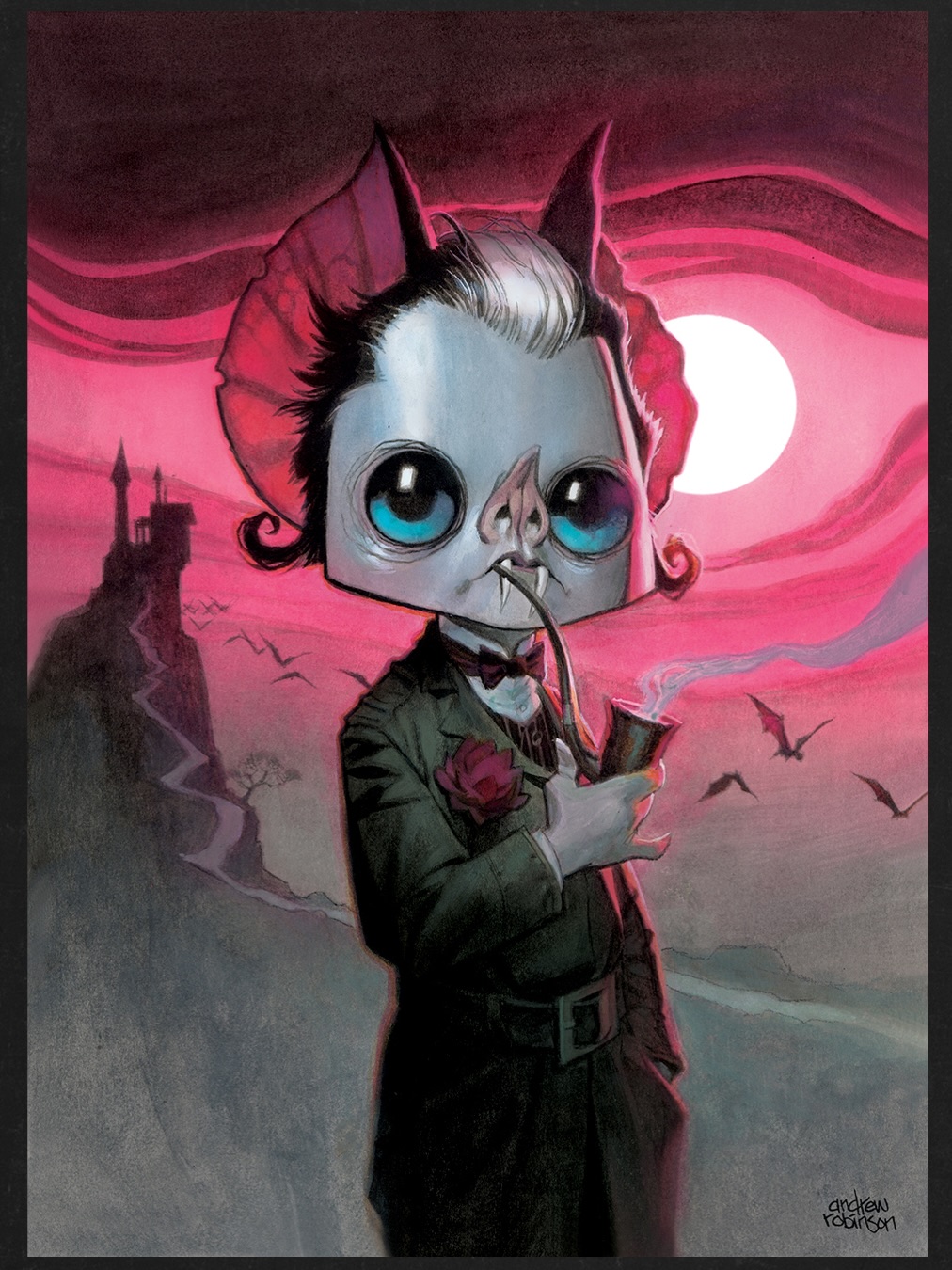 Gideon’s Bakehouse character artwork by Andrew Robinson for the Artist Edition Trading Card Series