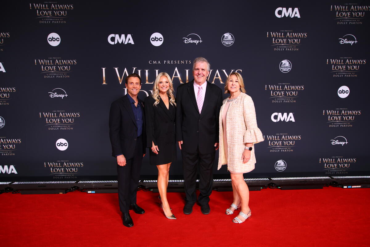 Jeff Conyers, Brittany Schaffer, Greg Jones and Sarah Trahern at Belmont University’s Fisher Center