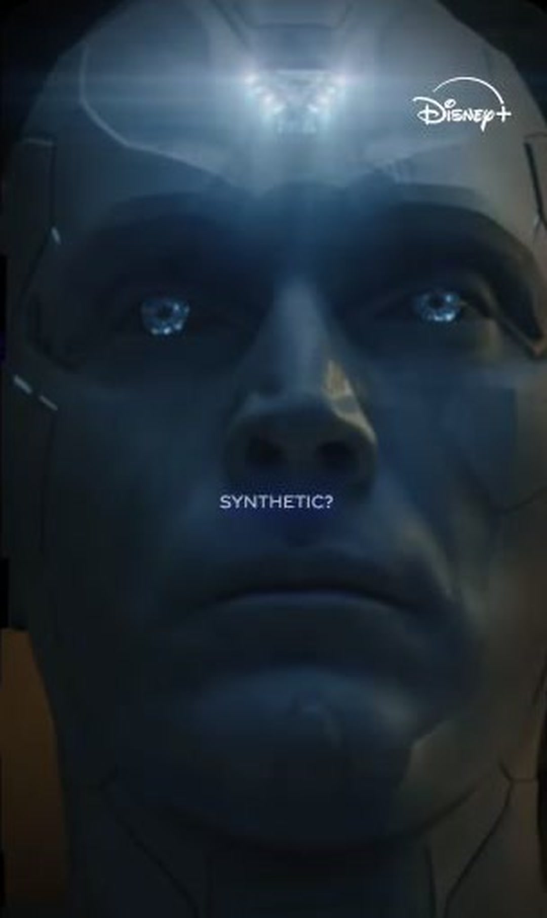 Vision’s synthetic face in the official VisionQuest self-discovery promo