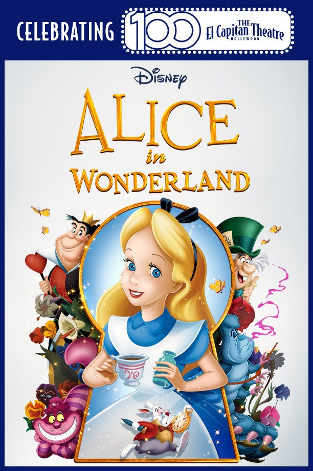 Official Alice in Wonderland 4K restoration poster