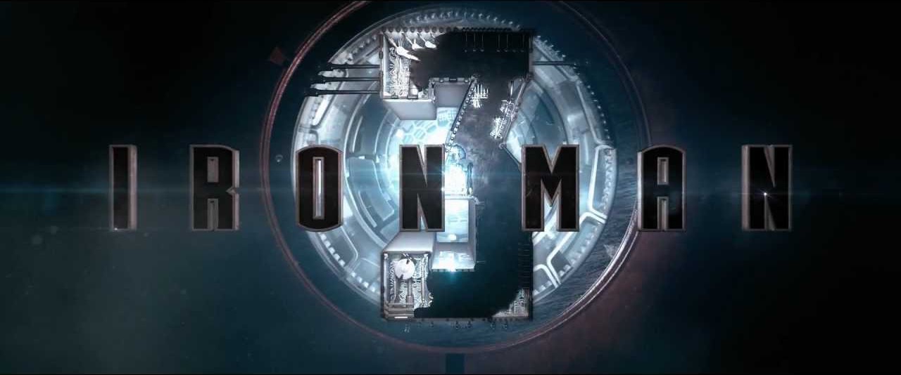 Iron Man 3 title card from Marvel Entertainment’s official trailer