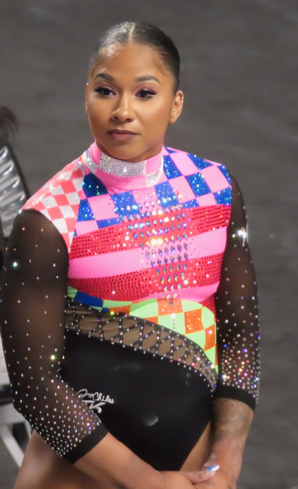 Olympic gymnast Jordan Chiles at the 2024 U.S. Championships