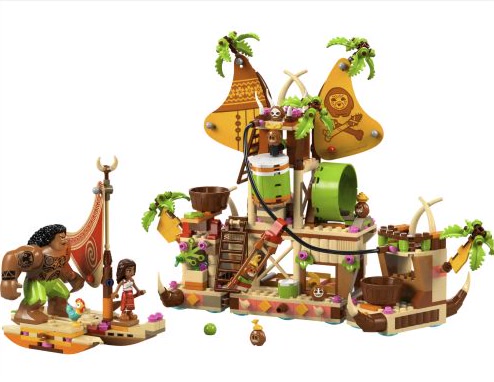 LEGO Disney Moana 2 Kakamora Barge set with Moana, Maui and Kakamora figures
