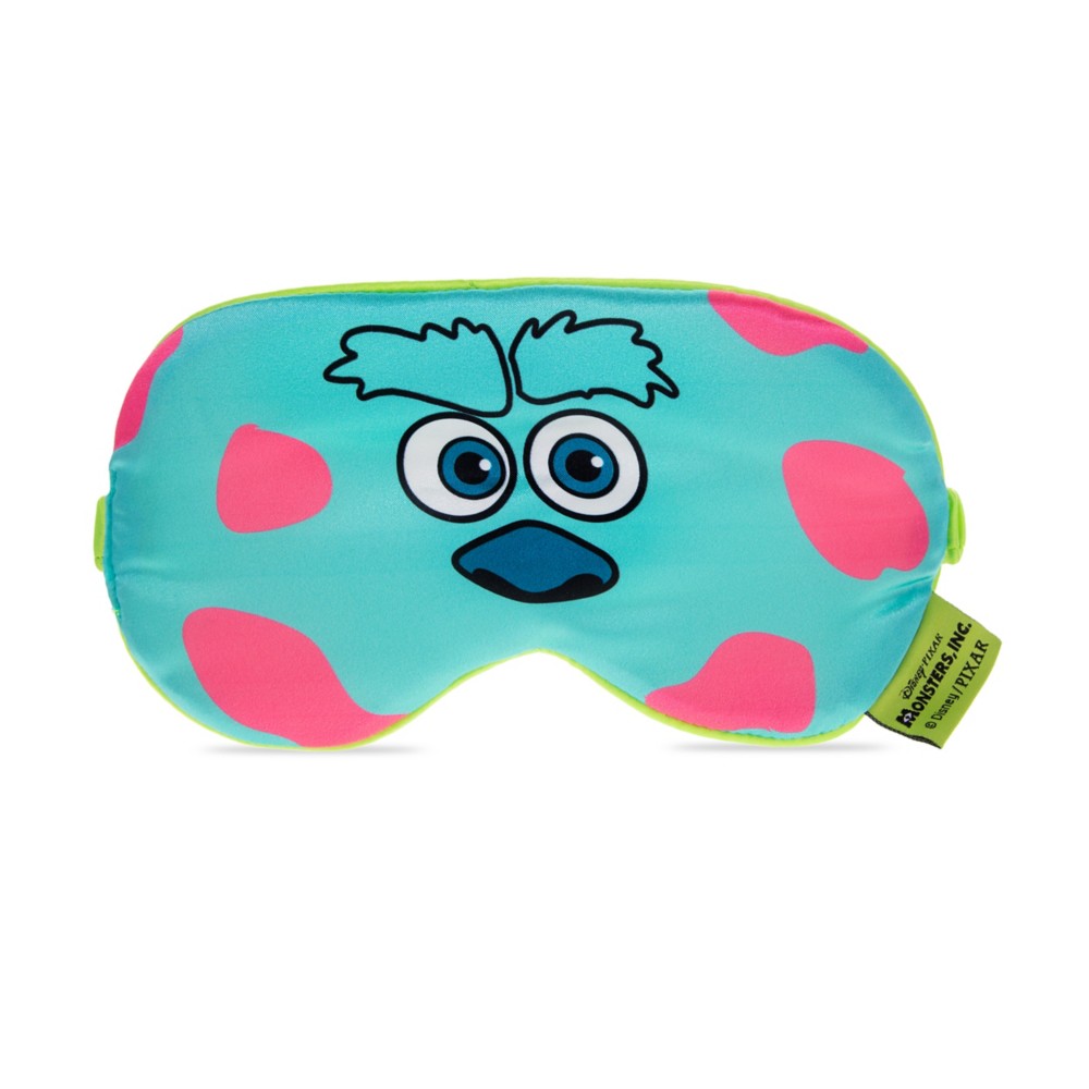 Sulley side of the reversible Monsters, Inc. sleep mask