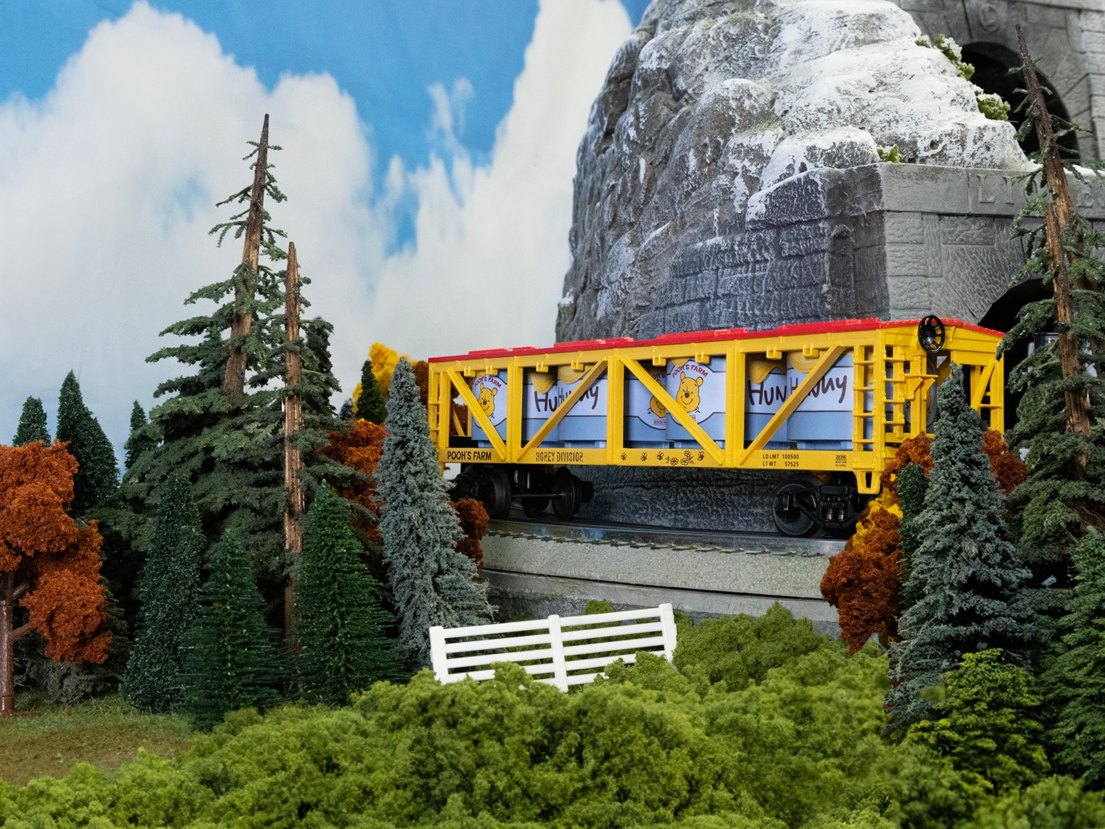 Winnie the Pooh Lionel boxcar packaging