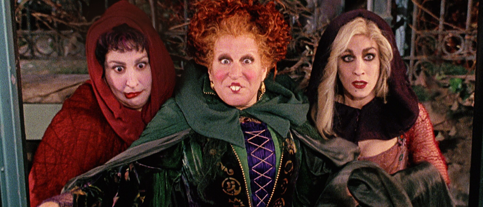 The Sanderson sisters in Disney’s Hocus Pocus