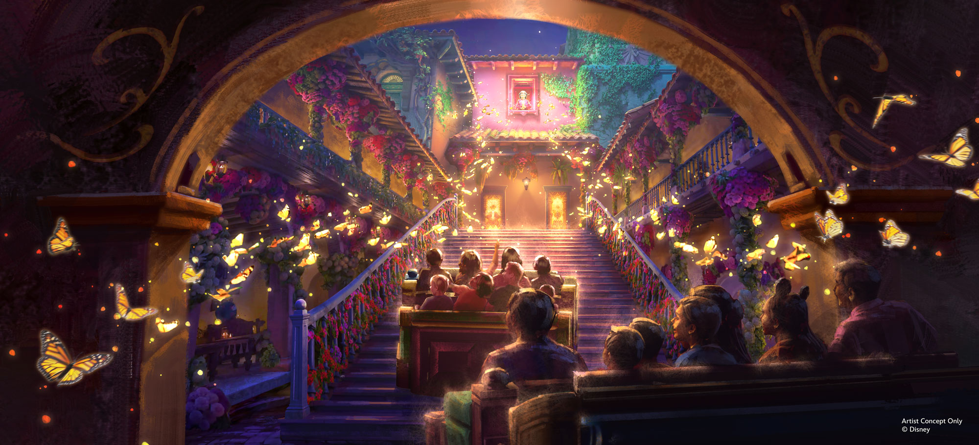 Antonio and animal characters in concept art for Antonio's Fiesta de Encanto