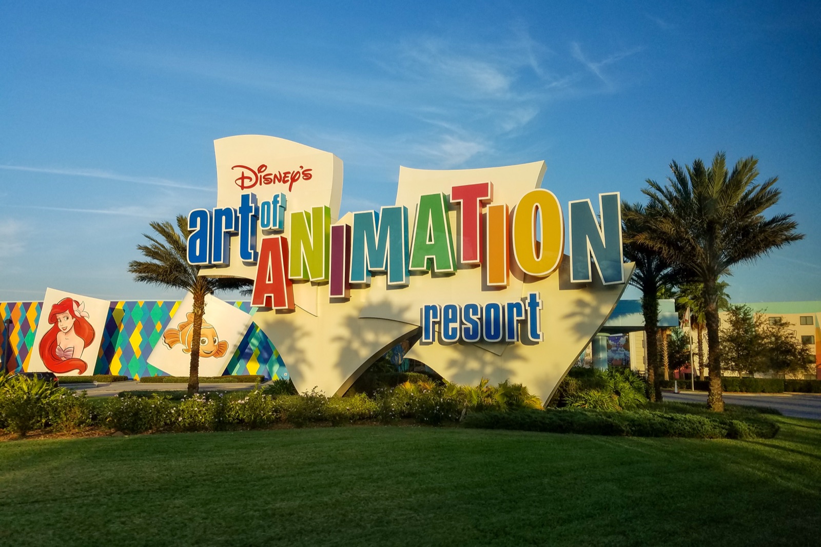Disney's Art of Animation Resort exterior at Walt Disney World
