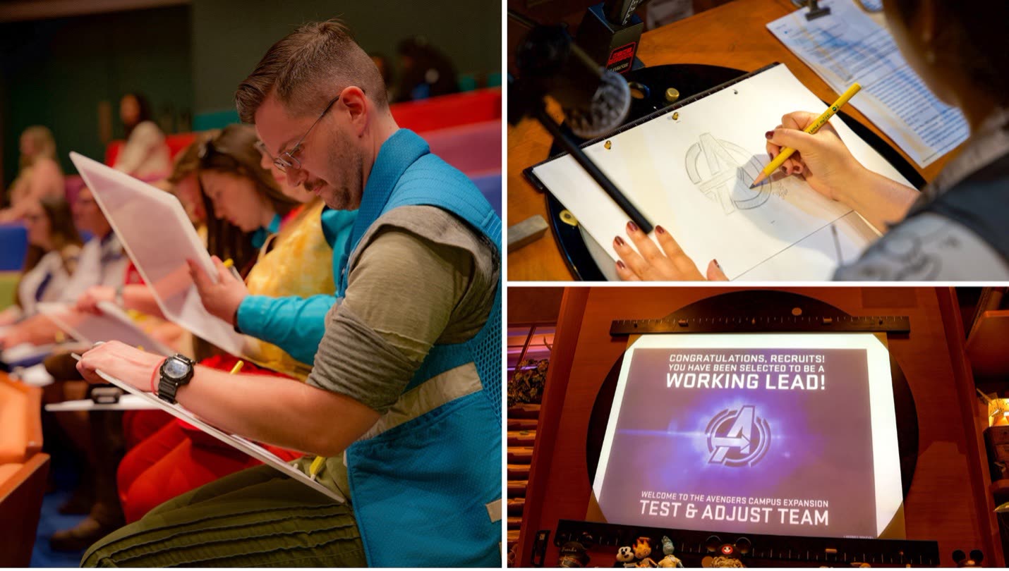 Cast members learn they were selected for the Avengers Campus Test and Adjust team