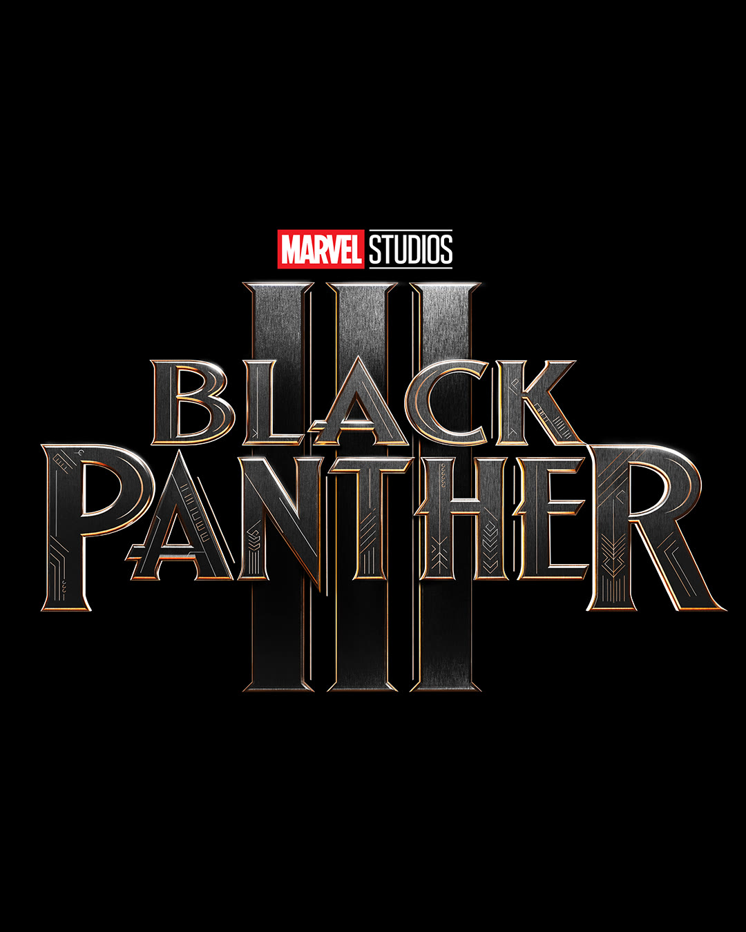 Marvel Studios Black Panther III title logo