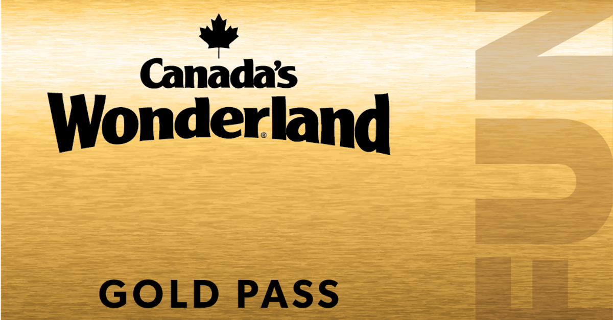 Canada's Wonderland 2026 season pass sale graphic