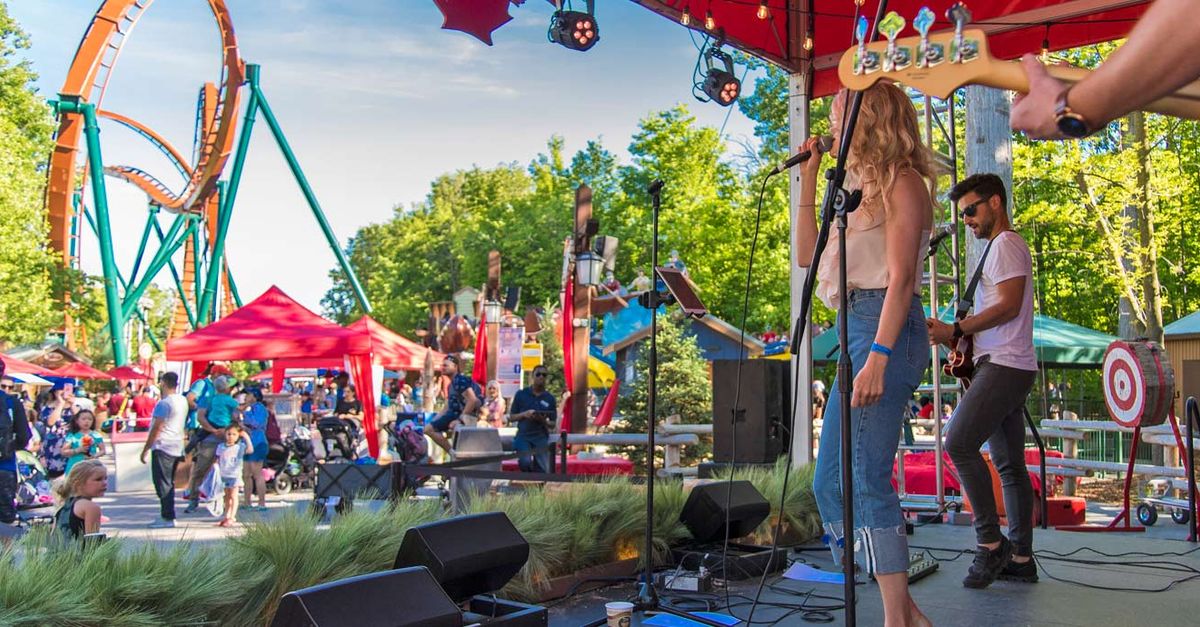 Live entertainment at Canada's Wonderland Celebration Canada