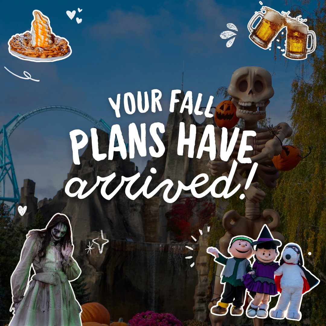 Canada's Wonderland 2026 fall lineup graphic
