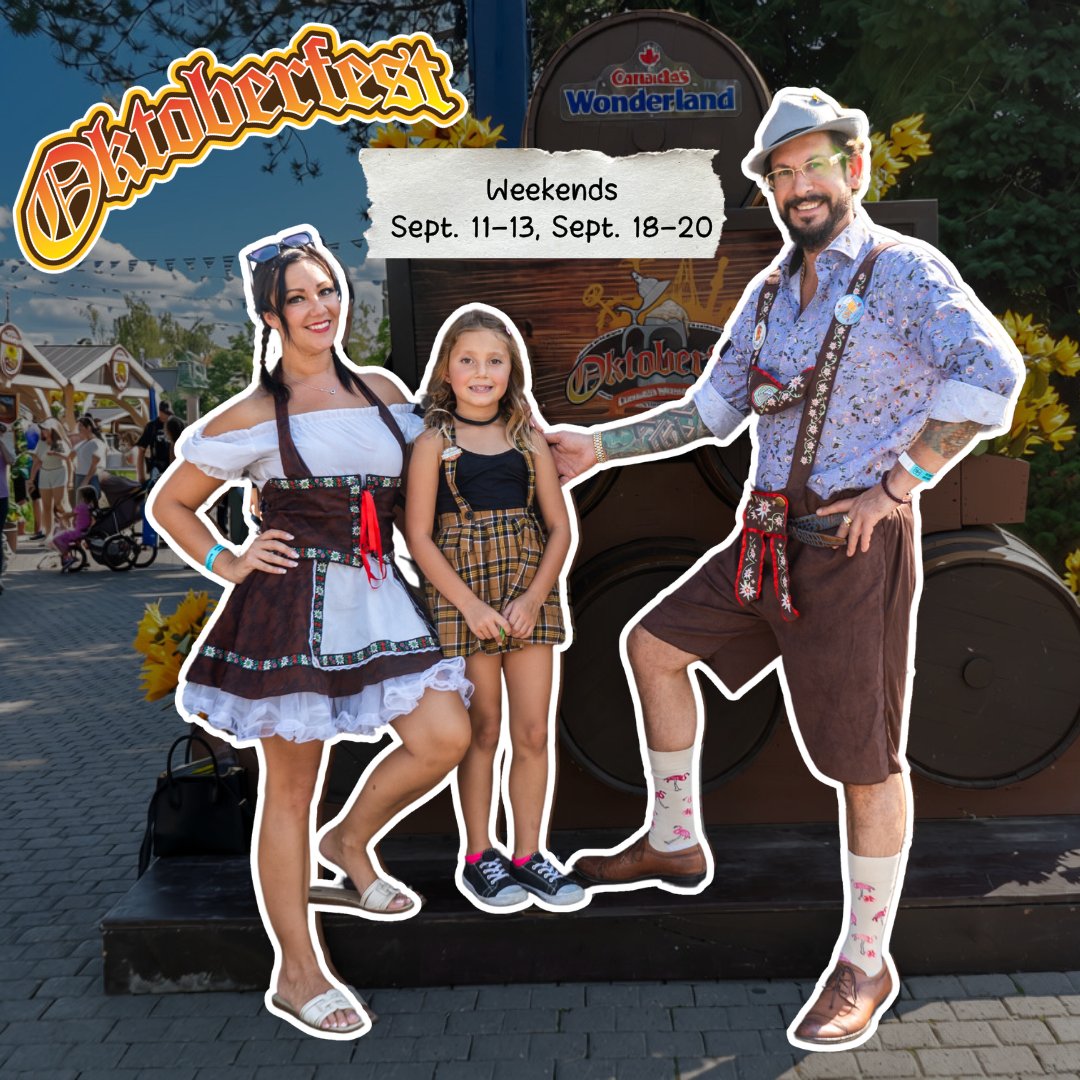 Oktoberfest image from Canada's Wonderland's fall lineup