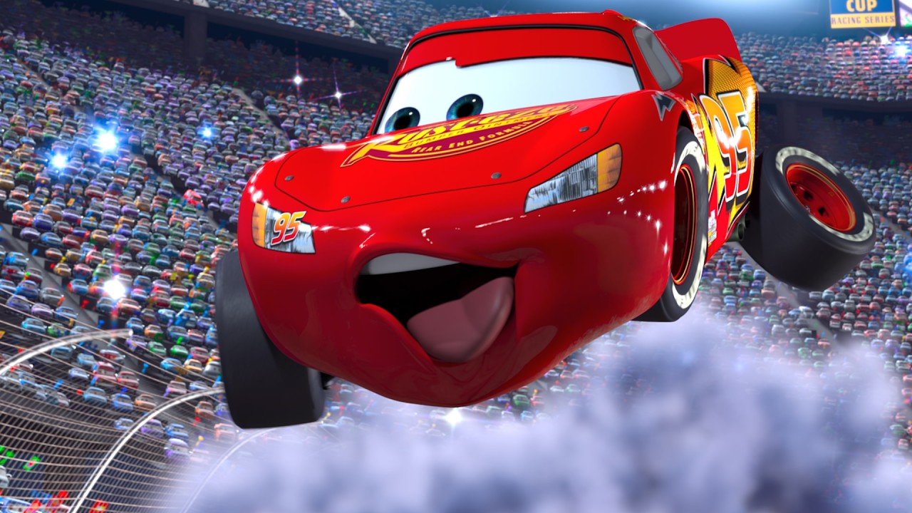 Lightning McQueen in Pixar's Cars 20th anniversary video