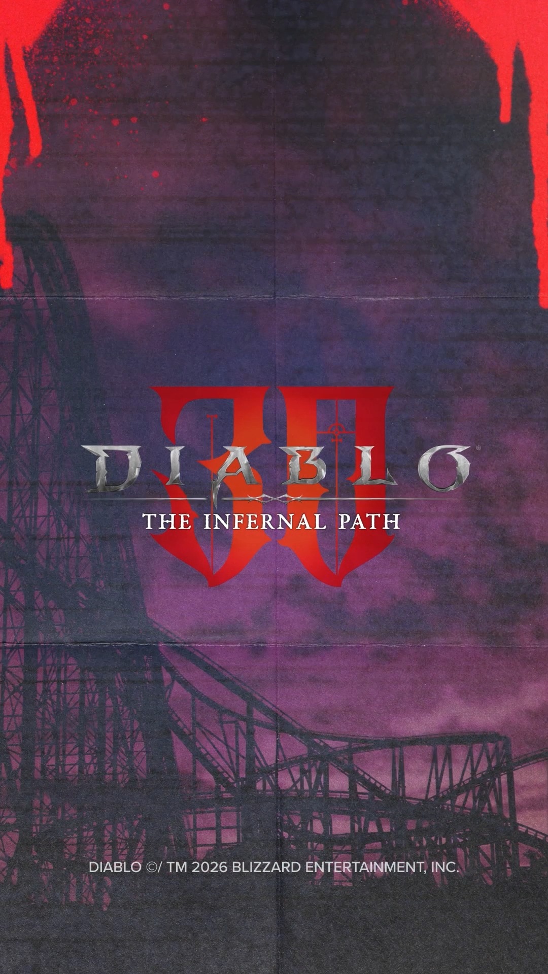 Diablo: The Infernal Path artwork for Cedar Point HalloWeekends