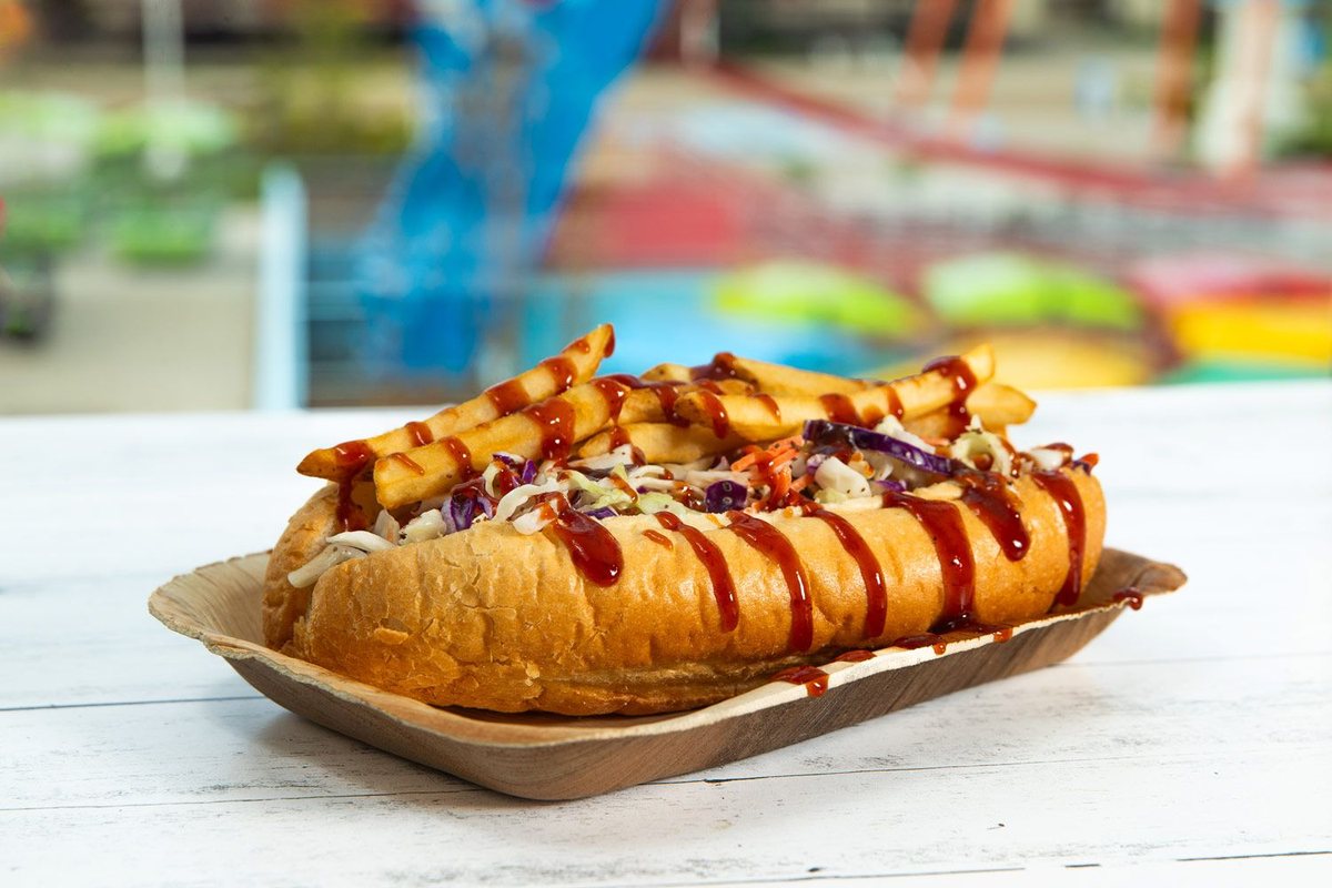 A Cleveland Po' Boy Dog served at Cedar Point
