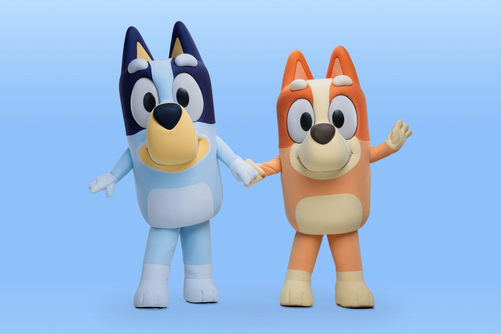 Bluey and Bingo artwork for Walt Disney World's Cool KIDS' SUMMER