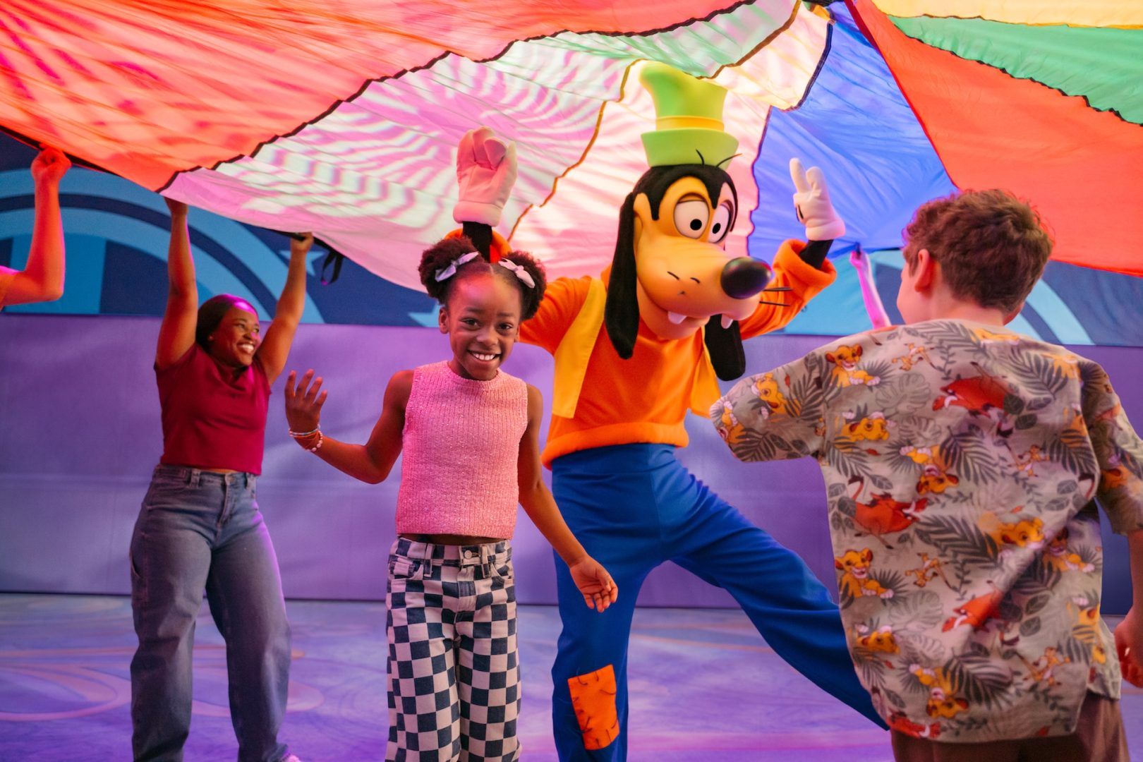 Goofy poses for Walt Disney World's Cool KIDS' SUMMER campaign