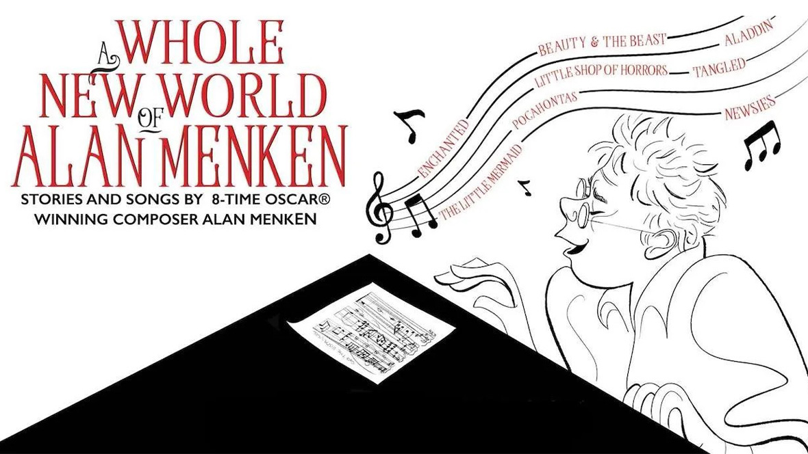 D23 A Whole New World of Alan Menken artwork