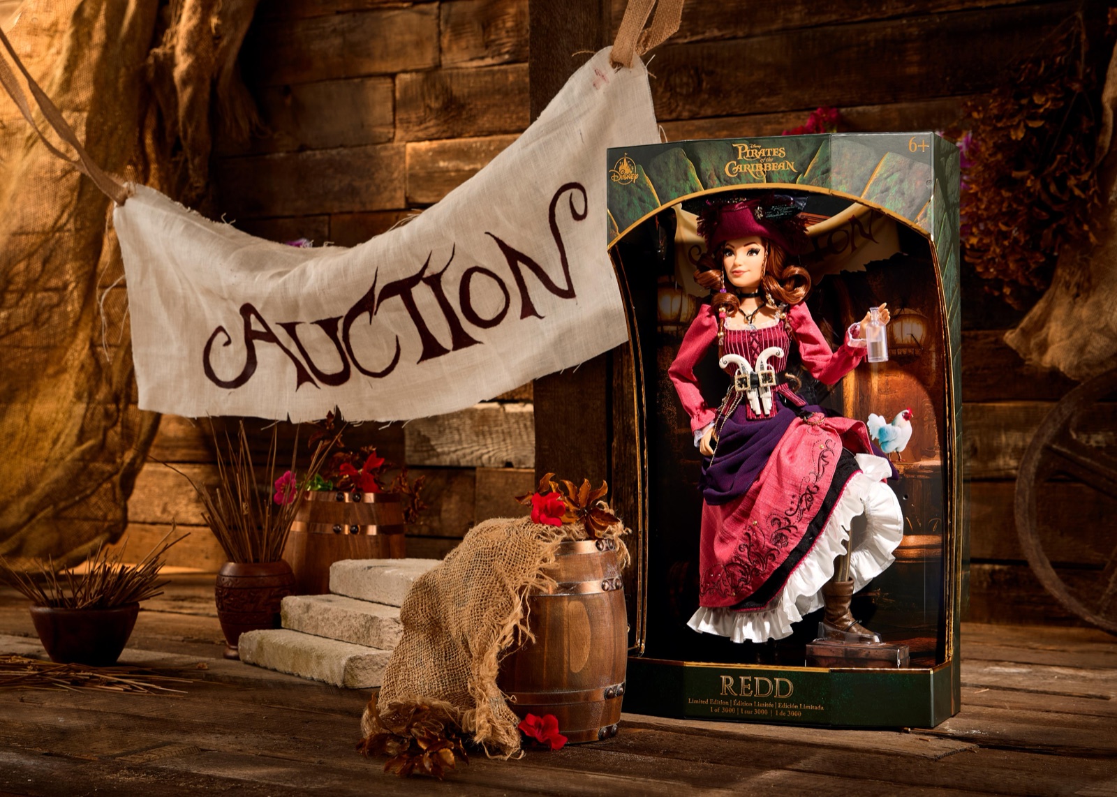 Pirates of the Caribbean Redd limited-edition doll