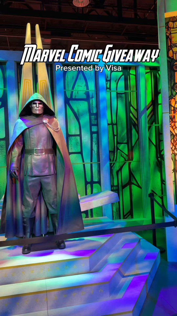 Doctor Doom presents the D23 Marvel comic giveaway from Visa