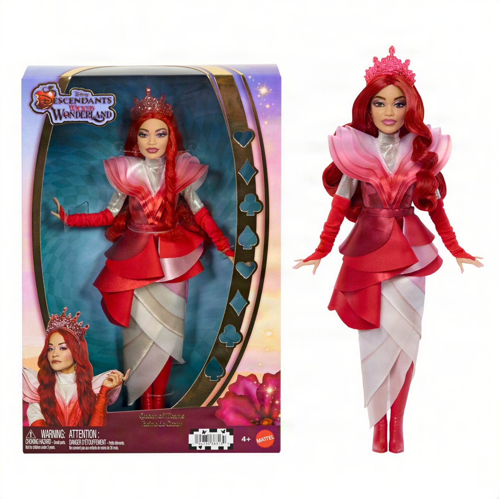 Queen of Hearts doll from Descendants Wicked Wonderland