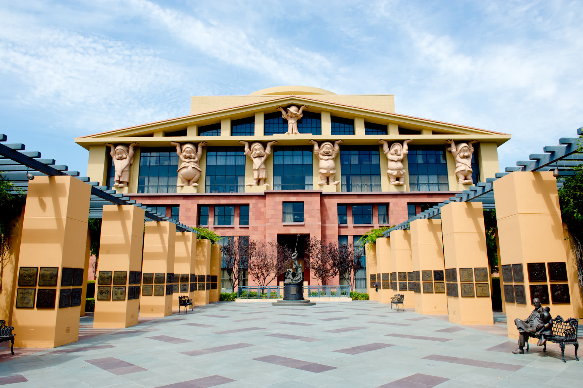 Team Disney headquarters at The Walt Disney Studios in Burbank, California