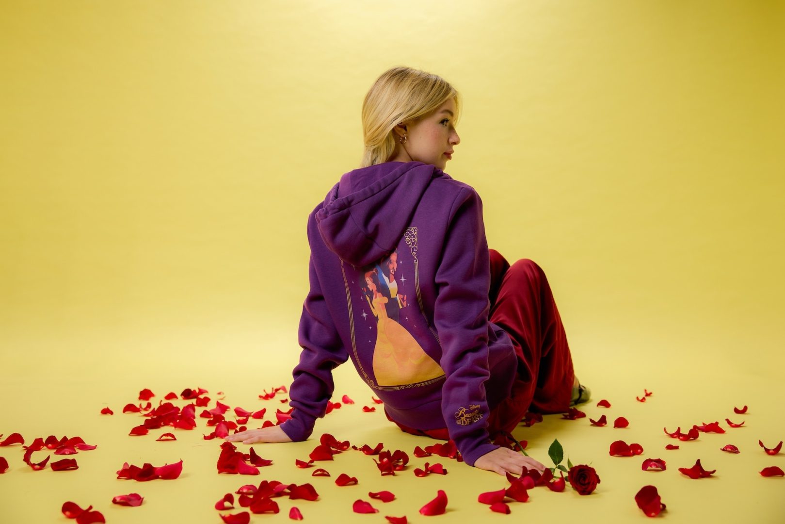 Beauty and the Beast anniversary zip hoodie from the Fanniversary collection