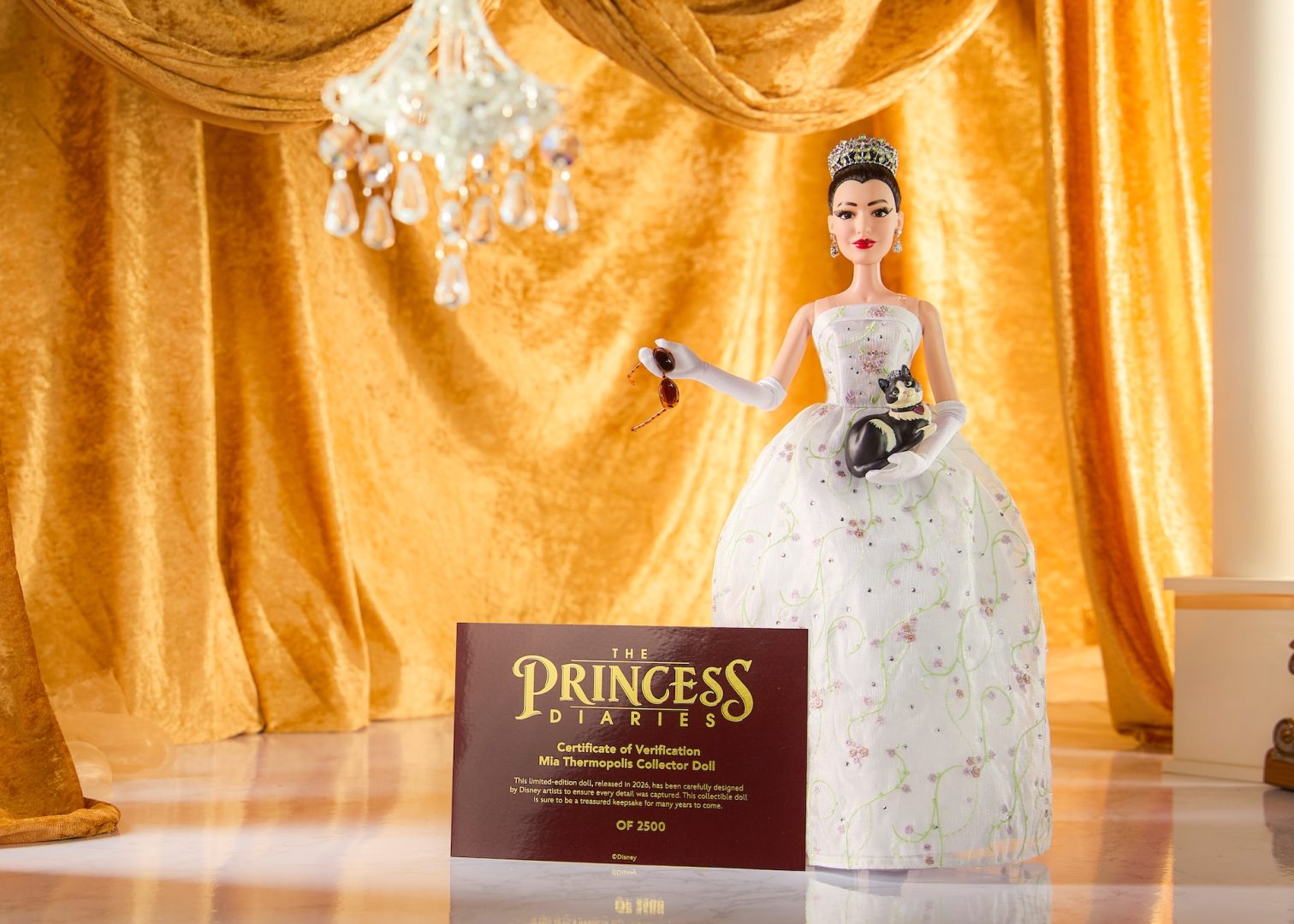 Mia Thermopolis limited-edition doll from The Princess Diaries Fanniversary collection
