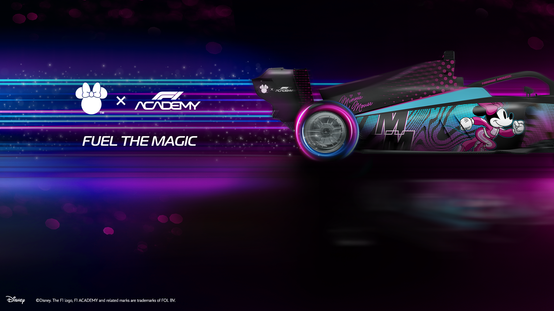 Disney x Formula 1 merchandise collection image from Disney Parks Blog