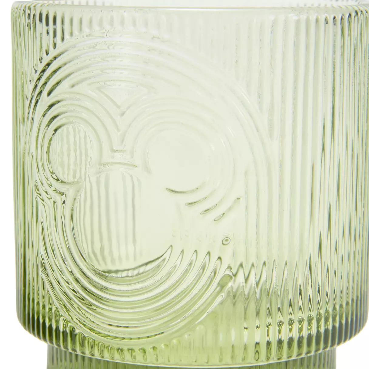Mickey Mouse Icon Glass Set, Green, official product view 4.