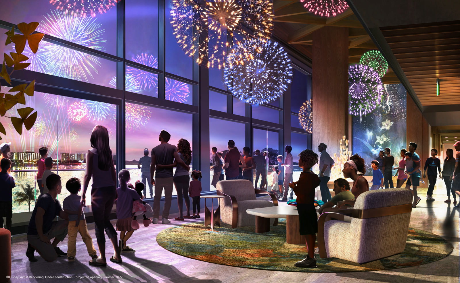 Artist rendering of Dandelion Terrace at Disney Lakeshore Lodge