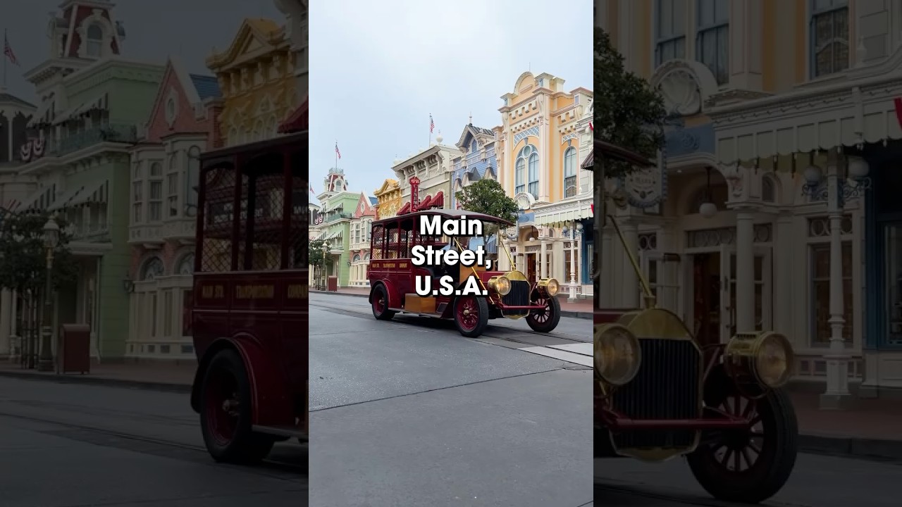 Main Street vehicle on Main Street, U.S.A. at Magic Kingdom in a Disney Parks video still