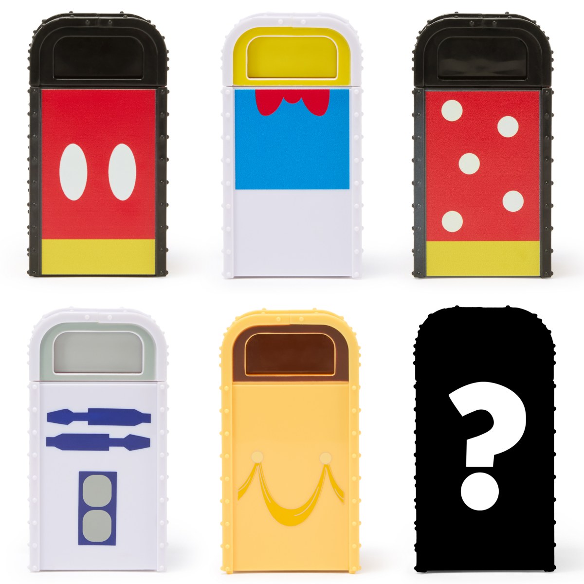 Disney Parks Trash Can Mystery Vinyl Collectible Figures Series 2 lineup