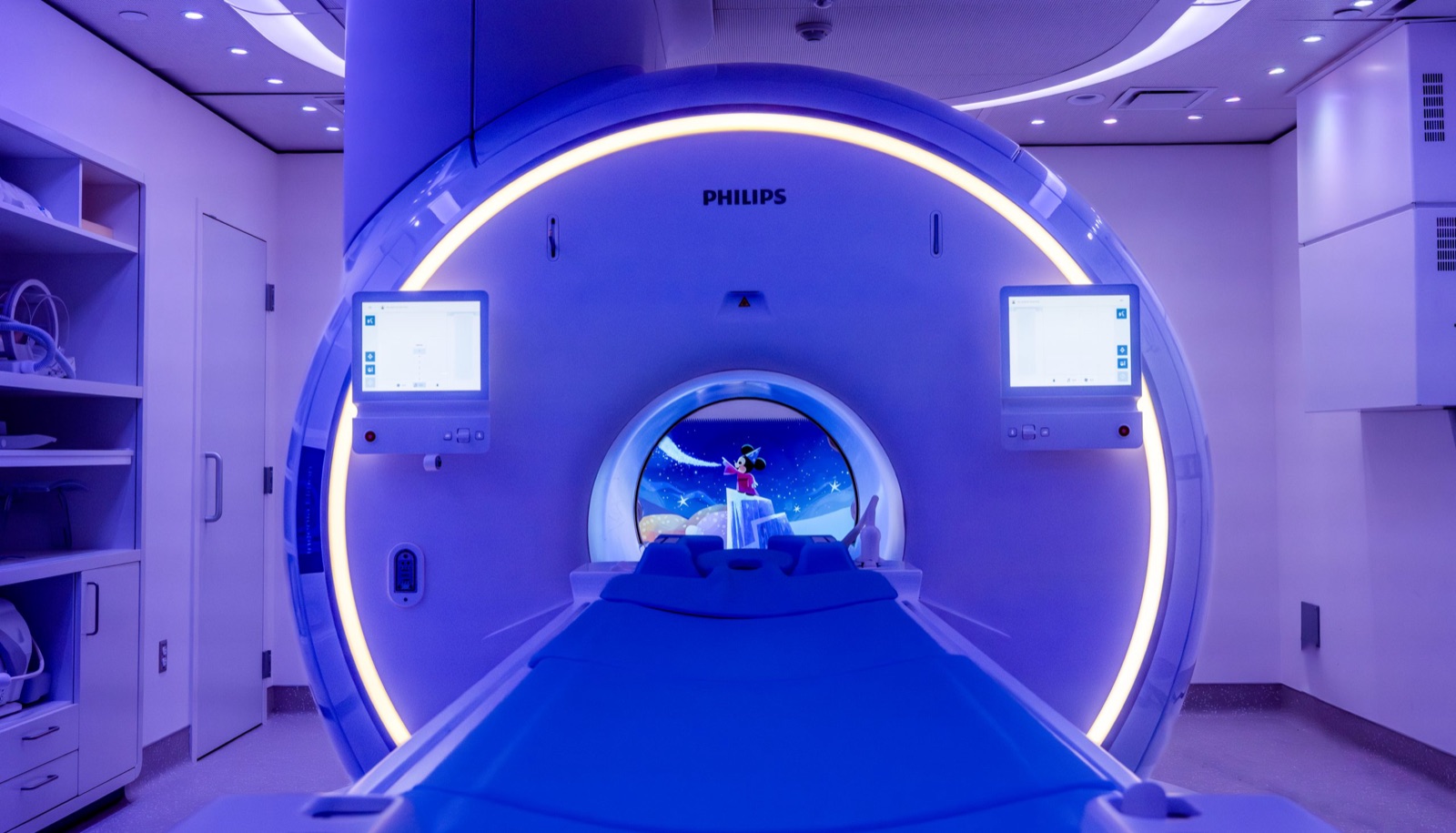 Philips Ambient Experience for MRI room with Disney storytelling visuals