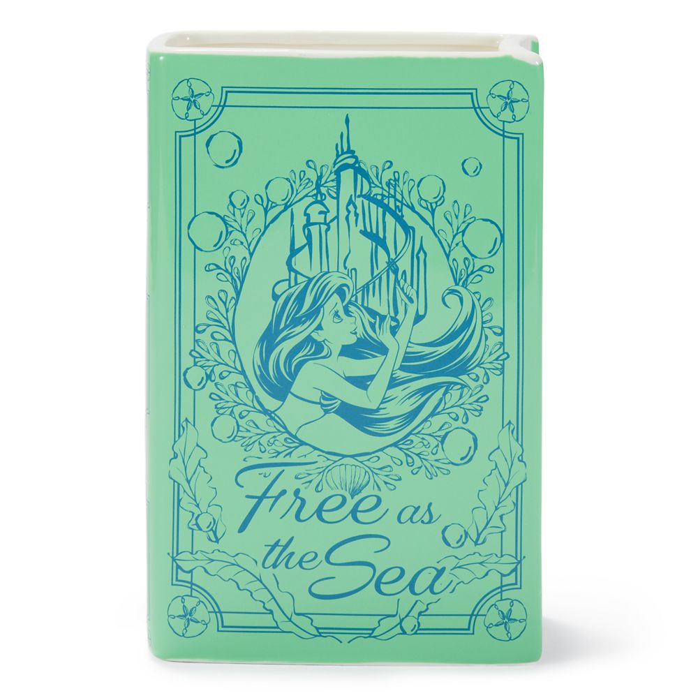 Ariel book-shaped ceramic vase from The Little Mermaid