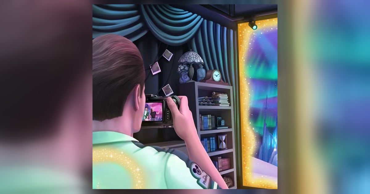 Official Disney PhotoPass concept art for a new experience at the Disney Springs studio