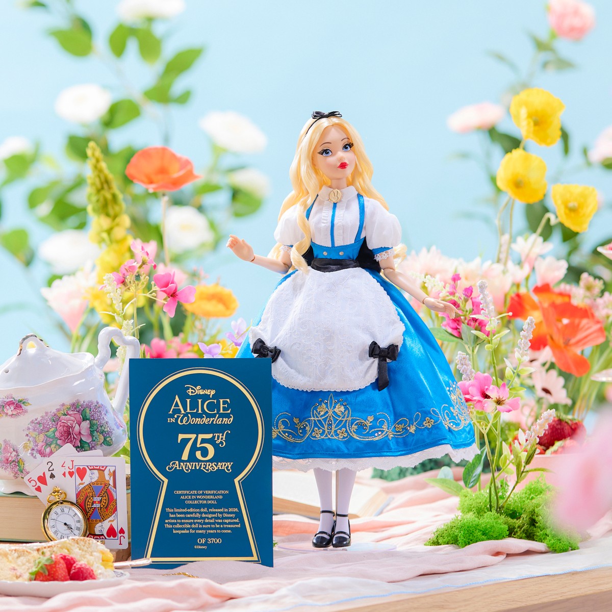 Alice in Wonderland 75th anniversary limited-edition doll