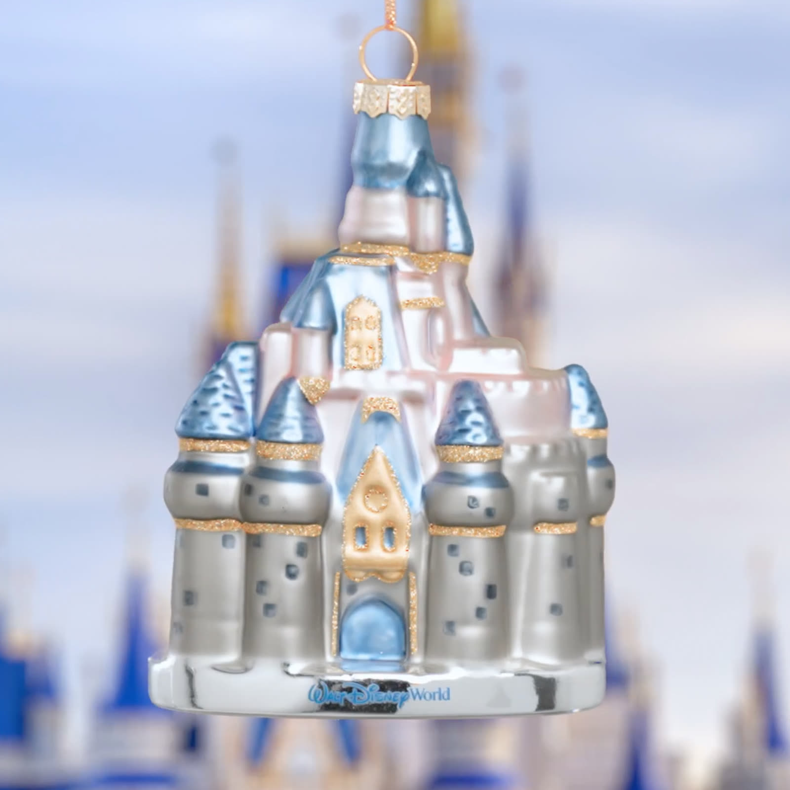 Walt Disney World castle ornament from Disney Store's July 6 preview
