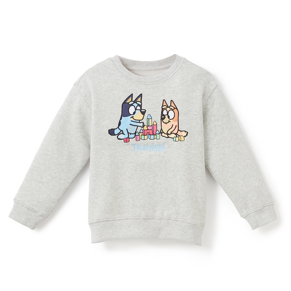 Bluey and Bingo Disneyland pullover sweatshirt for kids from Disney Store