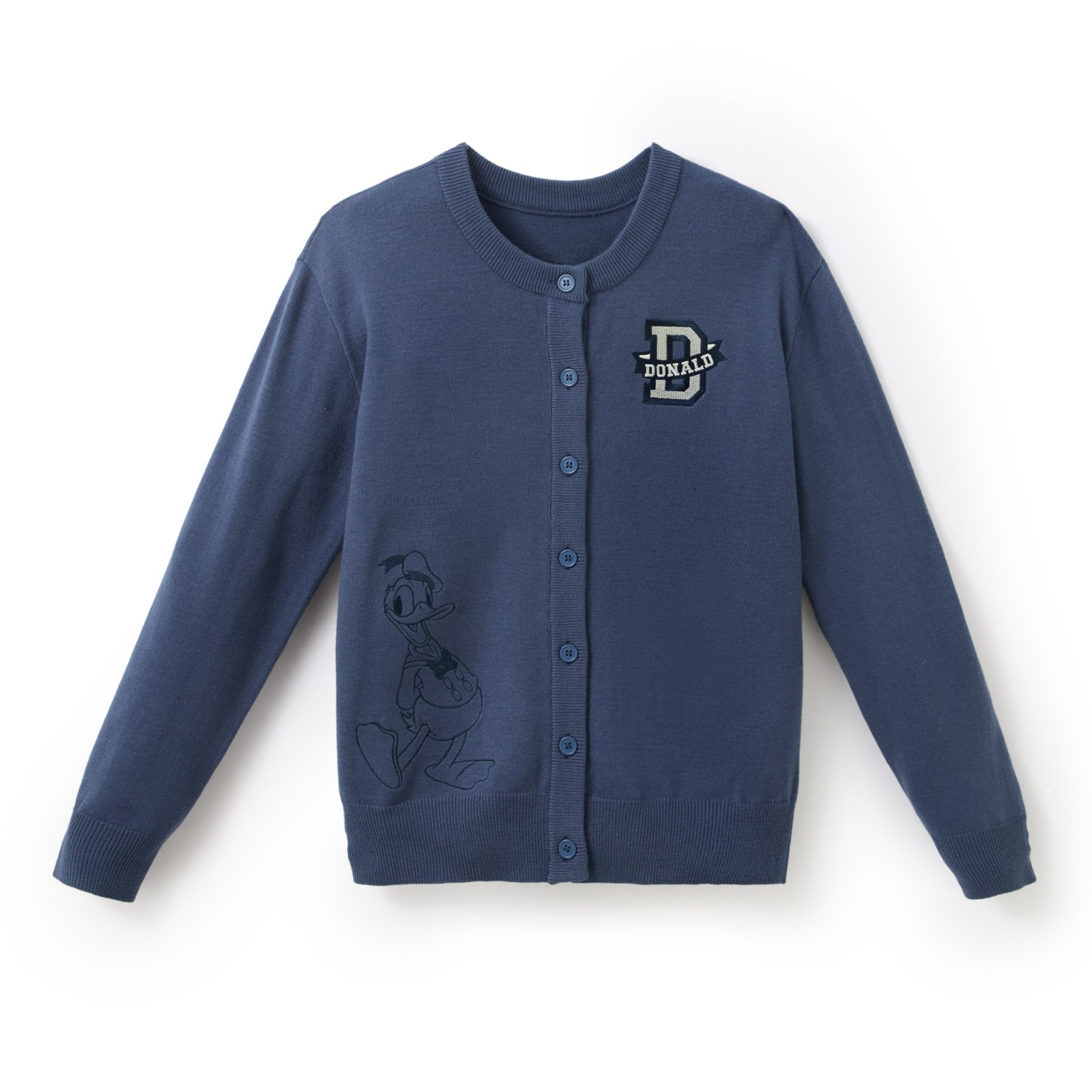 Blue Donald Duck cardigan sweater