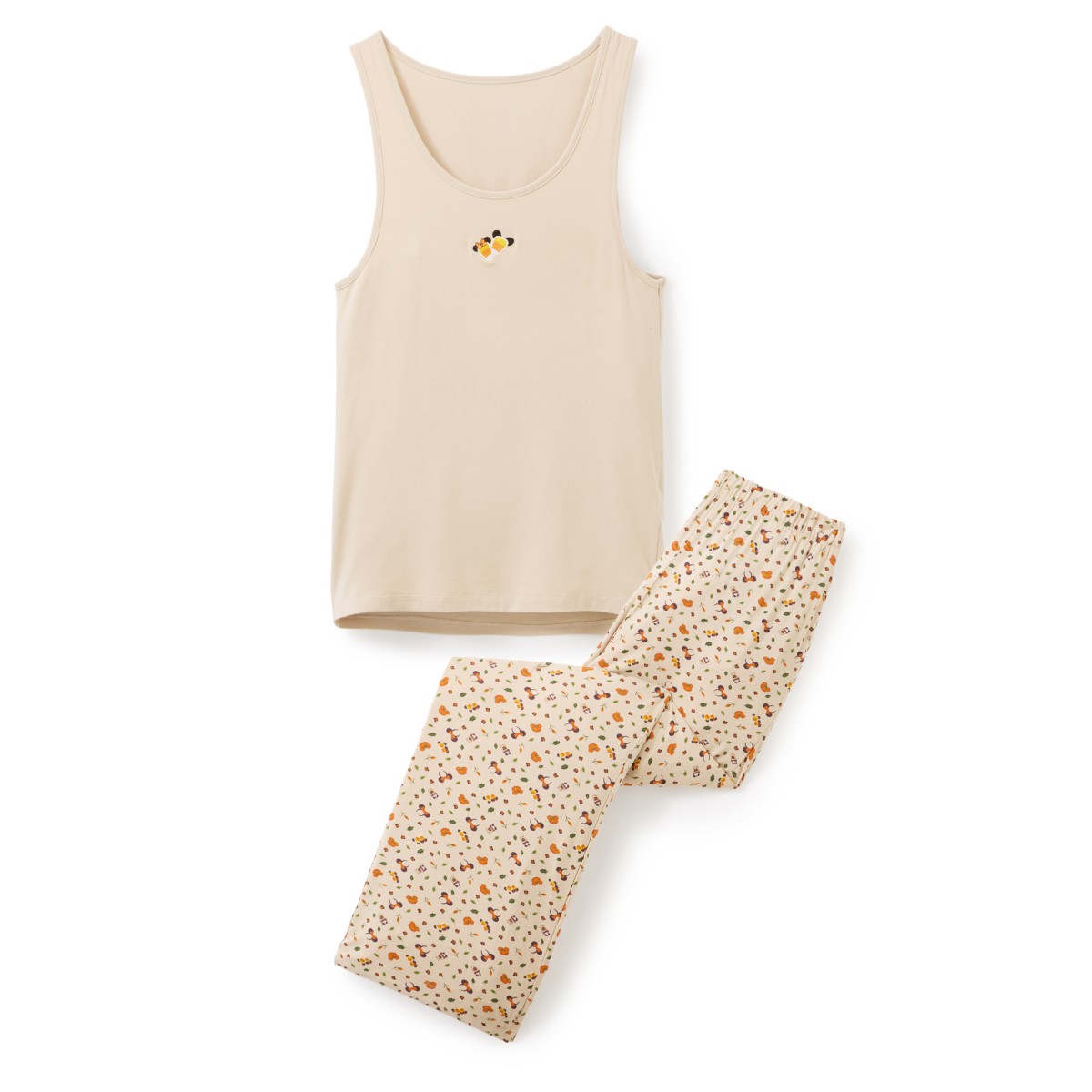 Mickey and Minnie Mouse fall tank and pants sleep set for women